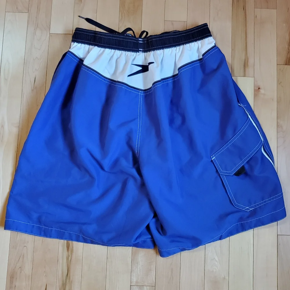 Speedo Blue‎ Lined Swimsuit Size Large